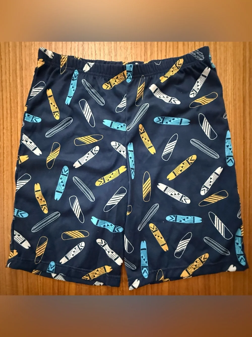 Glow in the Dark Shirt & Navy Shorts Pajama Set
